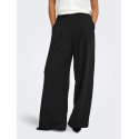 ONLY Bang pleat wide bukser - Black