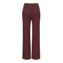 ONLY Milla glitter wide bukser - Decadent Chocolate / Silver Glitter