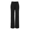 ONLY Milla glitter wide bukser - Black / Silver Lurex