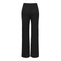 ONLY Milla glitter wide bukser - Black / Silver Lurex