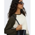 JDY Jeanett raglan contrast bluse - Antique White