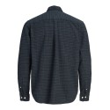 JACK & JONES PLUS Stanley flannel langærmet skjorte - Scarab
