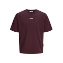 JACK & JONES Club back script T-shirt - Fudge