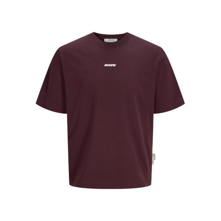 JACK & JONES Club back script T-shirt - Fudge