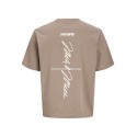 JACK & JONES Club back script T-shirt - Falcon