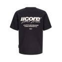 JACK & JONES JUNIOR Club back script T-shirt - Black