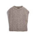 PIECES Nosie poncho - Fossil