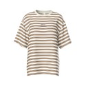 PIECES Sadie oversized T-shirt - Cloud Dancer