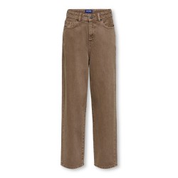 ONLY & SONS JUNIOR Fade loose brown denim jeans - Brown Denim