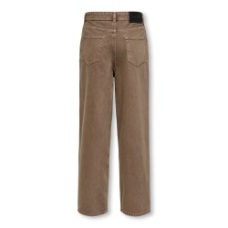 ONLY & SONS JUNIOR Fade loose brown denim jeans - Brown Denim
