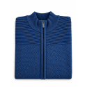 BERNTSON Strikcardigan - Navy