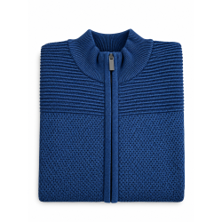 BERNTSON Strikcardigan - Navy