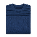 BERTNSON Striktrøje - Navy
