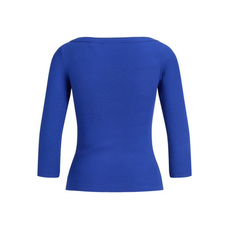 JJXX Fiffi 3/4 boatneck T-shirt - Surf the Web