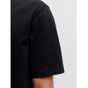JACK & JONES PLUS Denver logo T-shirt - Black