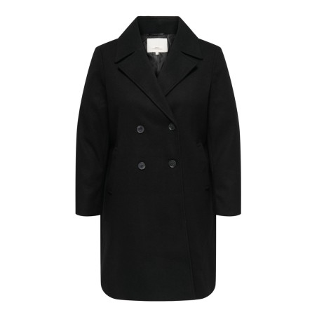 ONLY CARMAKOMA Adina lang frakke - Black