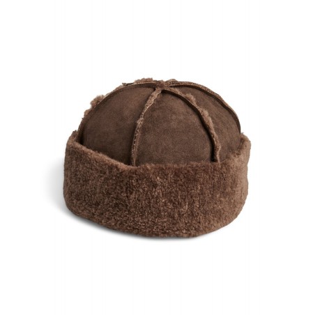 PIECES Carlo hat - Coffee Quartz