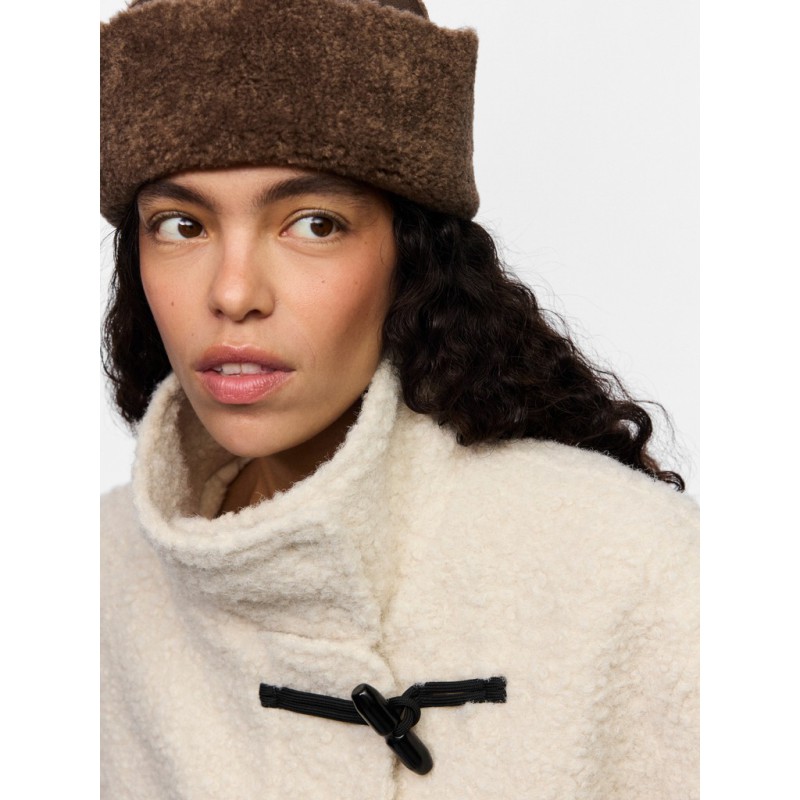 PIECES Carlo hat - Coffee Quartz
