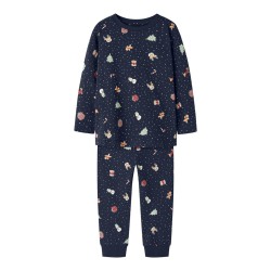 NAME IT MINI Vismas pyjamas sæt - Navy Blazer / Christmas
