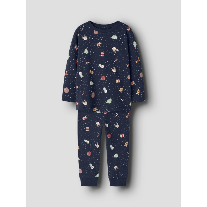 NAME IT MINI Vismas pyjamas sæt - Navy Blazer / Christmas