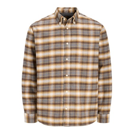 JACK & JONES Stanley flannel skjorte - Walnut