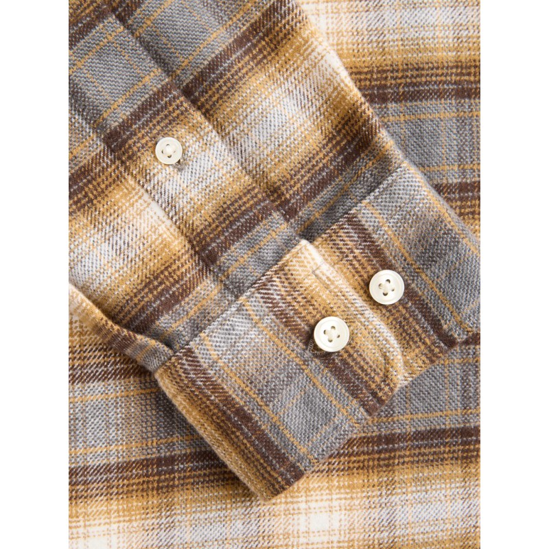 JACK & JONES Stanley flannel skjorte - Walnut