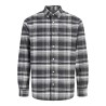 JACK & JONES Stanley flannel skjorte - Charcoal Gray