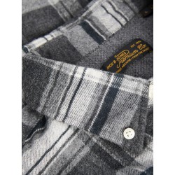JACK & JONES Stanley flannel skjorte - Charcoal Gray