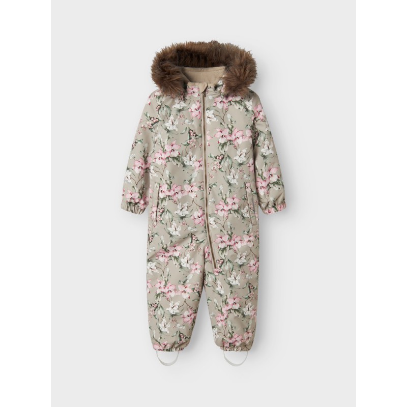 NAME IT MINI pige - Snow 10 Funktions "Unicorn" Flyverdragt - Pure Cashmere