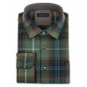 BERNTSON skjorte - Dark Green Check