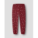 NAME IT ADULT Vismas pyjamassæt - Red Dahlia / Christmas