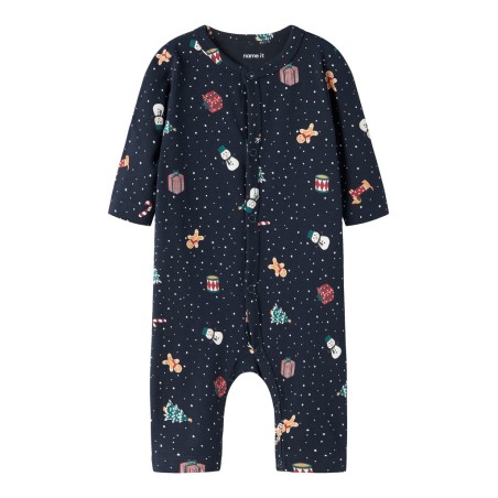 NAME IT BABY Vismas natdragt - Navy Blazer / Christmas