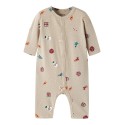 NAME IT BABY Vismas natdragt - Pure Cashmere / Christmas