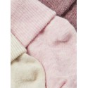 NAME IT BABY Neel 3 pak strømper - Rose Wine