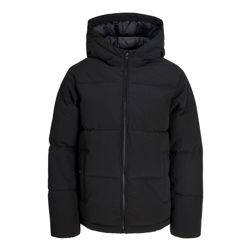 JACK & JONES JUNIOR Galaxy puffer jakke - Sort