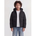 JACK & JONES JUNIOR Galaxy puffer jakke - Sort