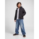 JACK & JONES JUNIOR Galaxy puffer jakke - Sort
