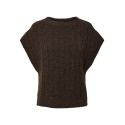 PIECES Nosie vest - Hot Fudge
