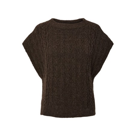 PIECES Nosie vest - Hot Fudge