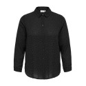 ONLY CARMAKOMA Zeke skjorte - Black