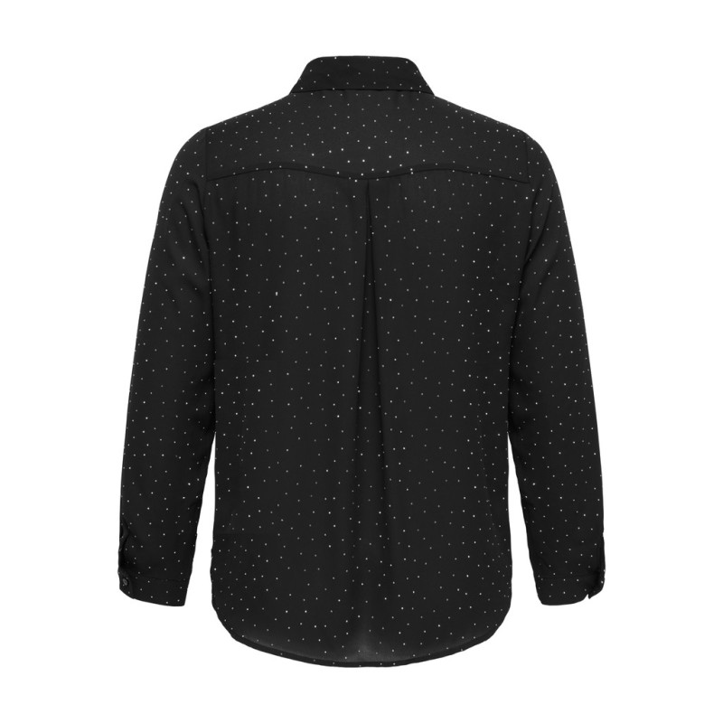 ONLY CARMAKOMA Zeke skjorte - Black