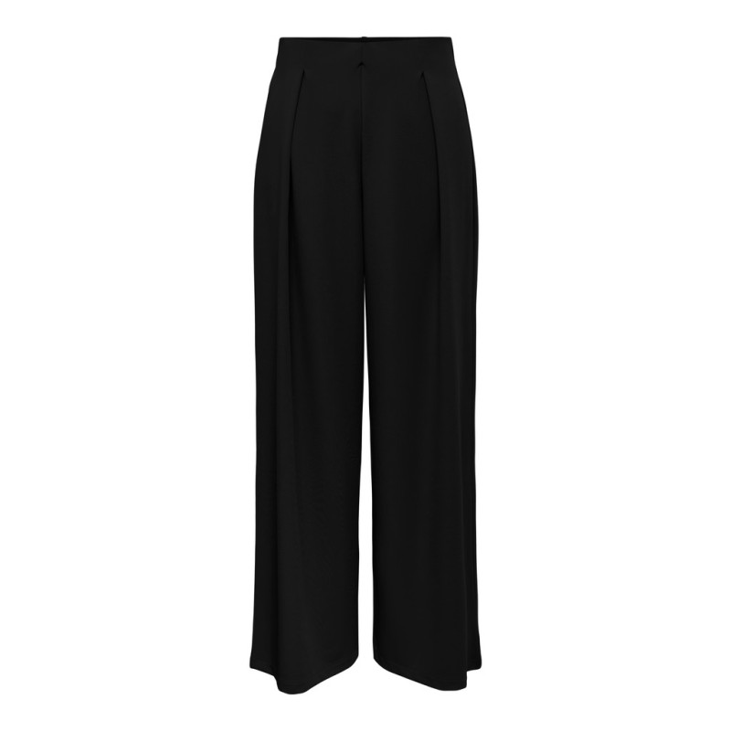 JDY Dina life pleat wide bukser - Black