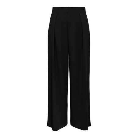 JDY Dina life pleat wide bukser - Black