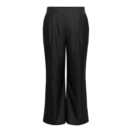 ONLY CARMAKOMA Victoria pull up wide bukser - Black