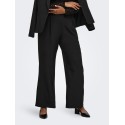 ONLY CARMAKOMA Victoria pull up wide bukser - Black