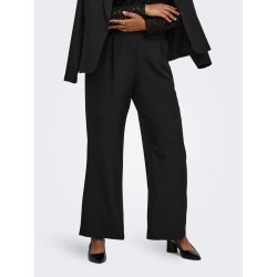 ONLY CARMAKOMA Victoria pull up wide bukser - Black