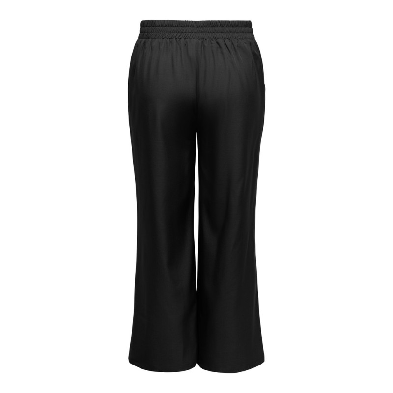 ONLY CARMAKOMA Victoria pull up wide bukser - Black