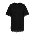 ONLY CARMAKOMA Lise lace mini kjole - Black / Black Lace