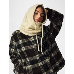 PIECES Nambi cable balaclava - Whitecap Gray