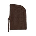 PIECES Nambi cable balaclava - Hot Fudge